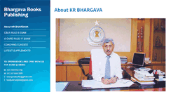 Desktop Screenshot of krbhargava.com